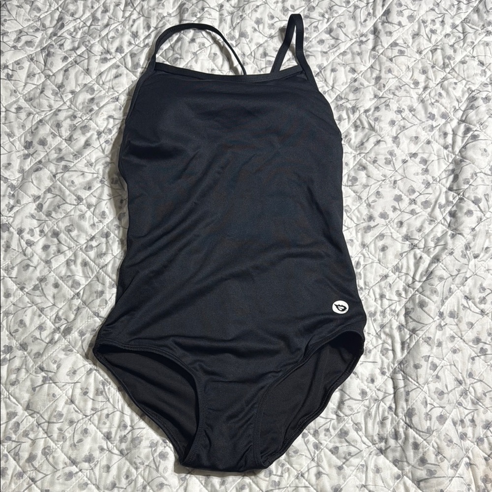 Black One-Piece Swimsuit